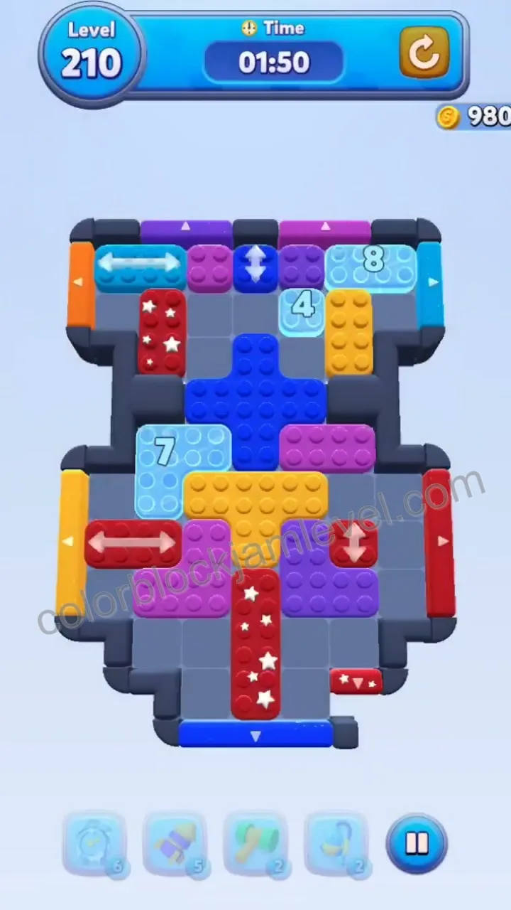 Color Block Jam Level 210